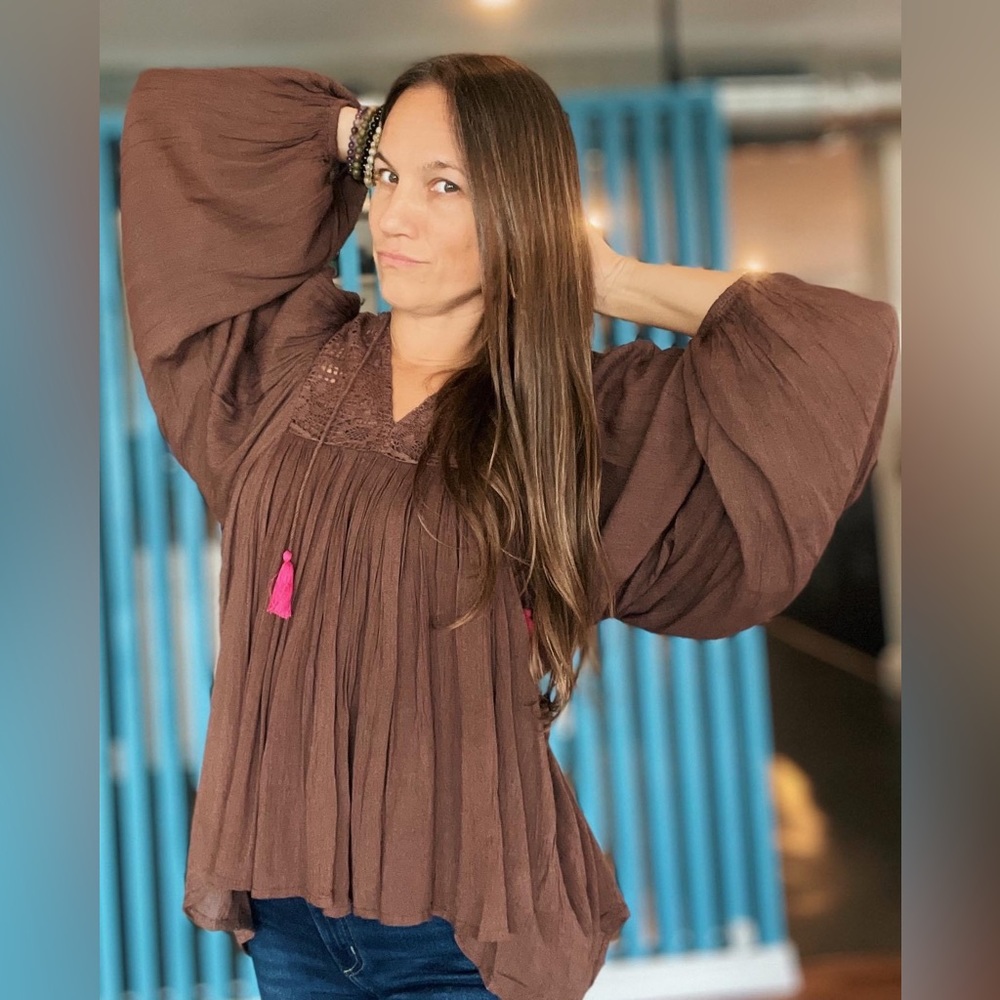 Blue Boheme Dahlia Tunic